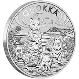 Australian Quokka 1oz .9999 Silver Bullion Coin - 2024 The Perth Mint