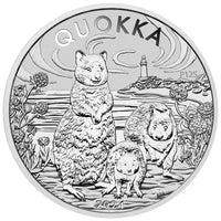 Australian Quokka 1oz .9999 Silver Bullion Coin - 2024 The Perth Mint