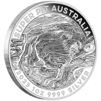 Australian Super Pit 1oz .9999 Silver Bullion Coin - 2023 The Perth Mint - Great White Bullion