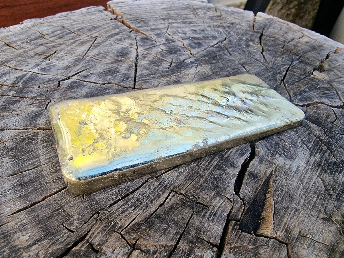 250g Tin Ingot - Tin Bullion Bar - Pure 99.97% Sn Hand Poured Tin ...