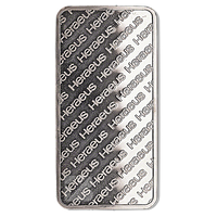 10oz Heraeus Silver Bar .9999 Silver Bullion Bar - 10 Ounce - Great White Bullion