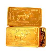 1 Ounce Copper Ingot - Wildlife Series Moose - 1 Troy oz Copper Bullion - Great White Bullion